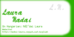 laura madai business card